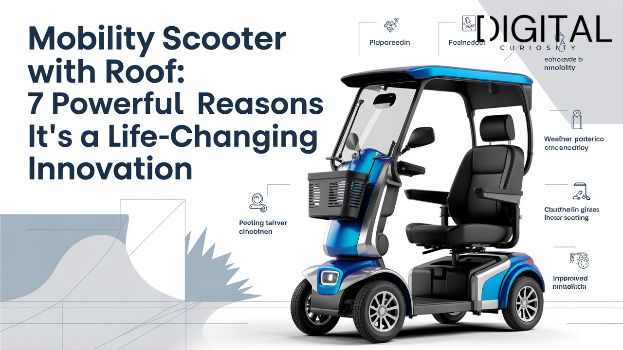Mobility Scooter With Roof: 7 Powerful Reasons It’s a Life-Changing Innovation
