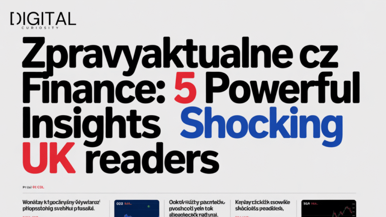Zpravyaktualne CZ Finance: 5 Powerful Insights Shocking UK Readers