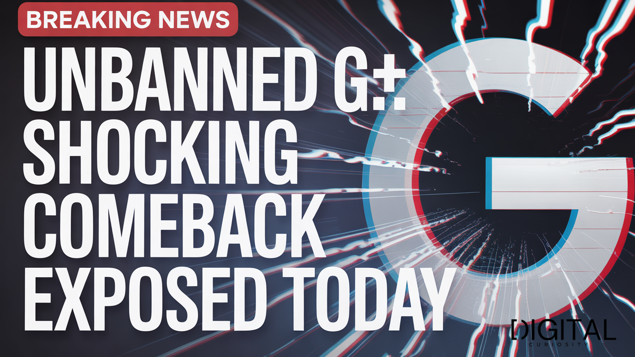 Unbanned G+: Shocking Comeback Exposed Today
