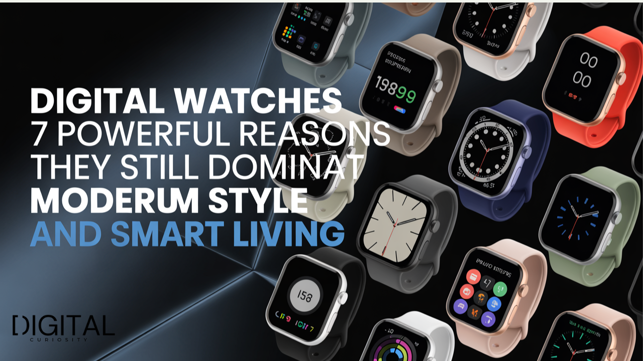 Digital Watches 7 Powerful Reasons They Still Dominate Modern Style and Smart Living