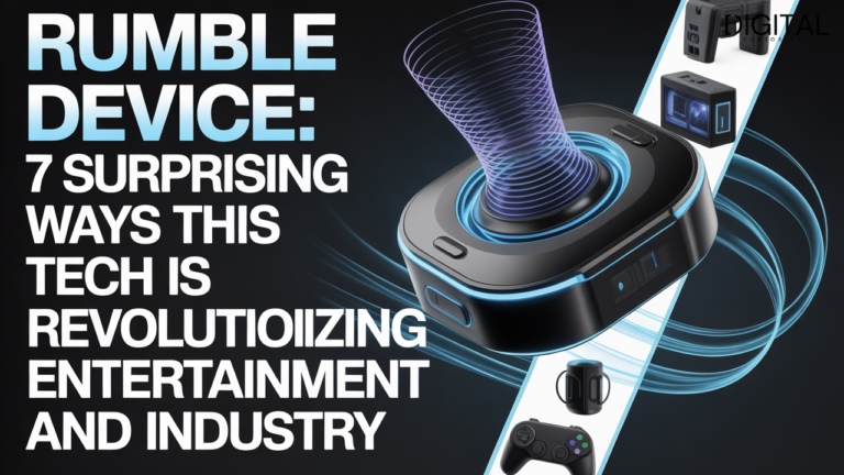 Rumble Device: 7 Surprising Ways This Tech Is Revolutionizing Entertainment and Industry