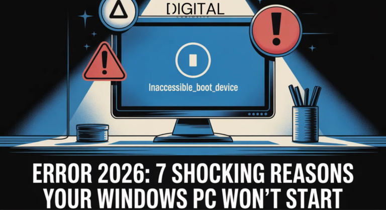 Inaccessible Boot Device Error 2026: 7 Shocking Reasons Your Windows PC Won’t Start