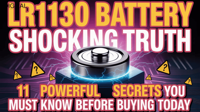 LR1130 Battery Shocking Truth: 11 Powerful Secrets You Must Know Before Buying Today
