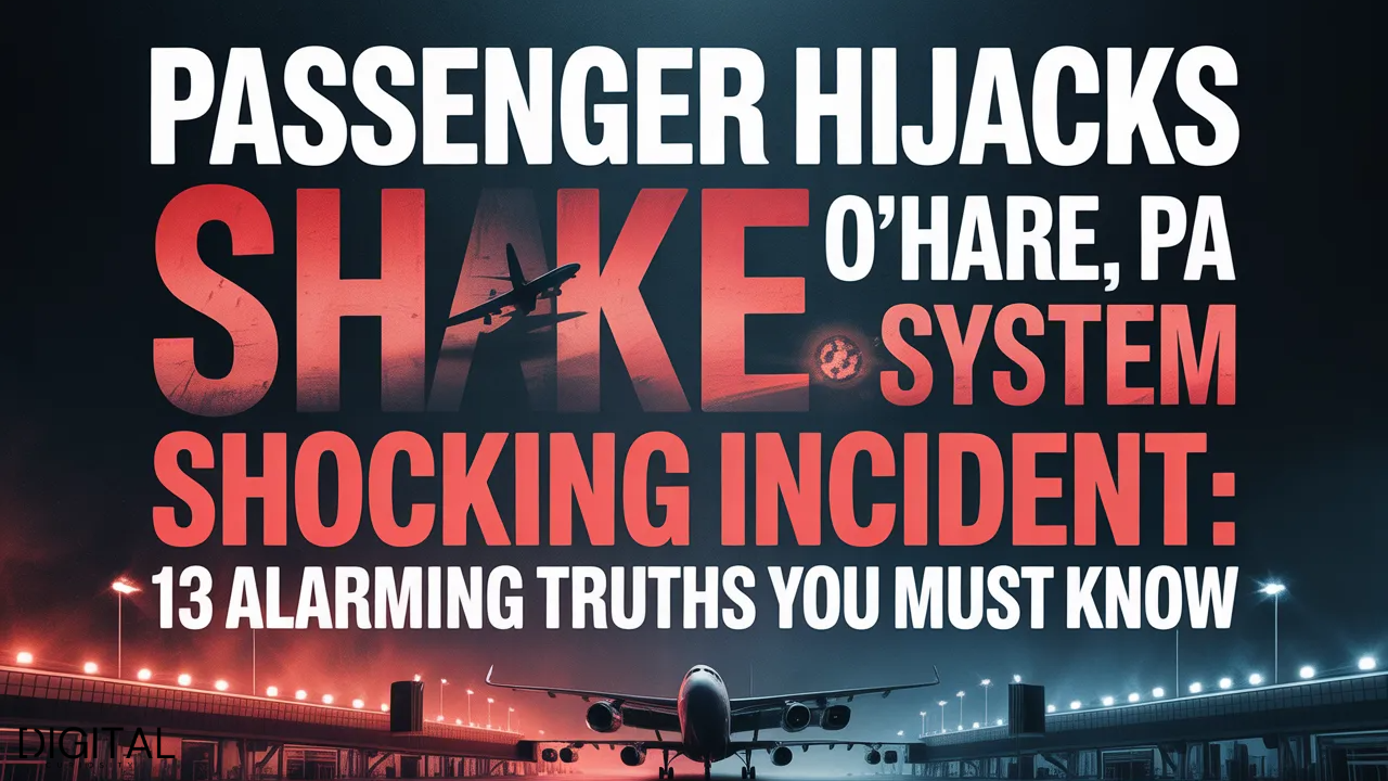 Passenger Hijacks O'Hare PA System SHOCKING Incident: 13 Alarming Truths You Must Know