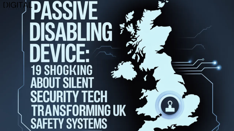 Passive Disabling Device: 19 Shocking Truths About Silent Security Tech Transforming UK Safety Systems