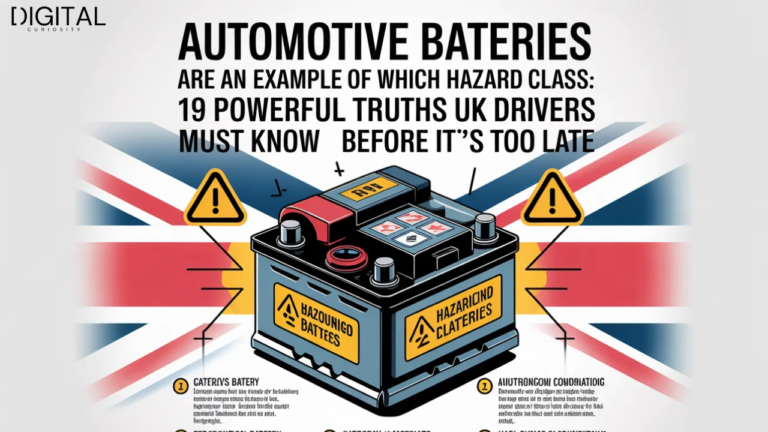 Automotive Batteries Are an Example of Which Hazard Class: 19 Powerful Truths UK Drivers Must Know Before It’s Too Late