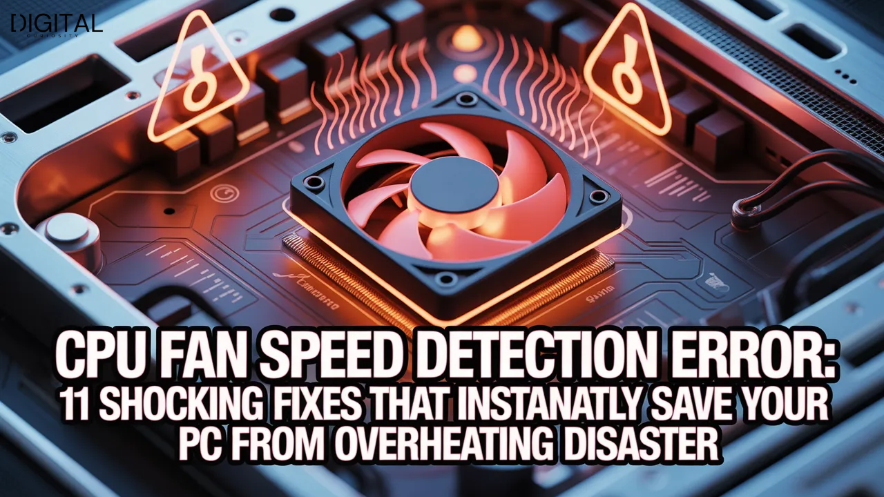 CPU Fan Speed Detection Error: 11 Shocking Fixes That Instantly Save Your PC From Overheating Disaster