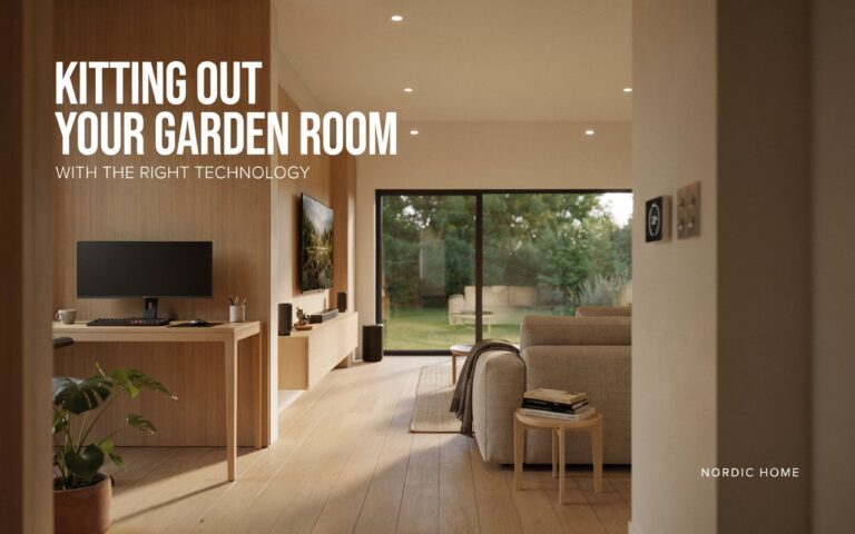 Kitting Out Your Garden Room With the Right Technology
